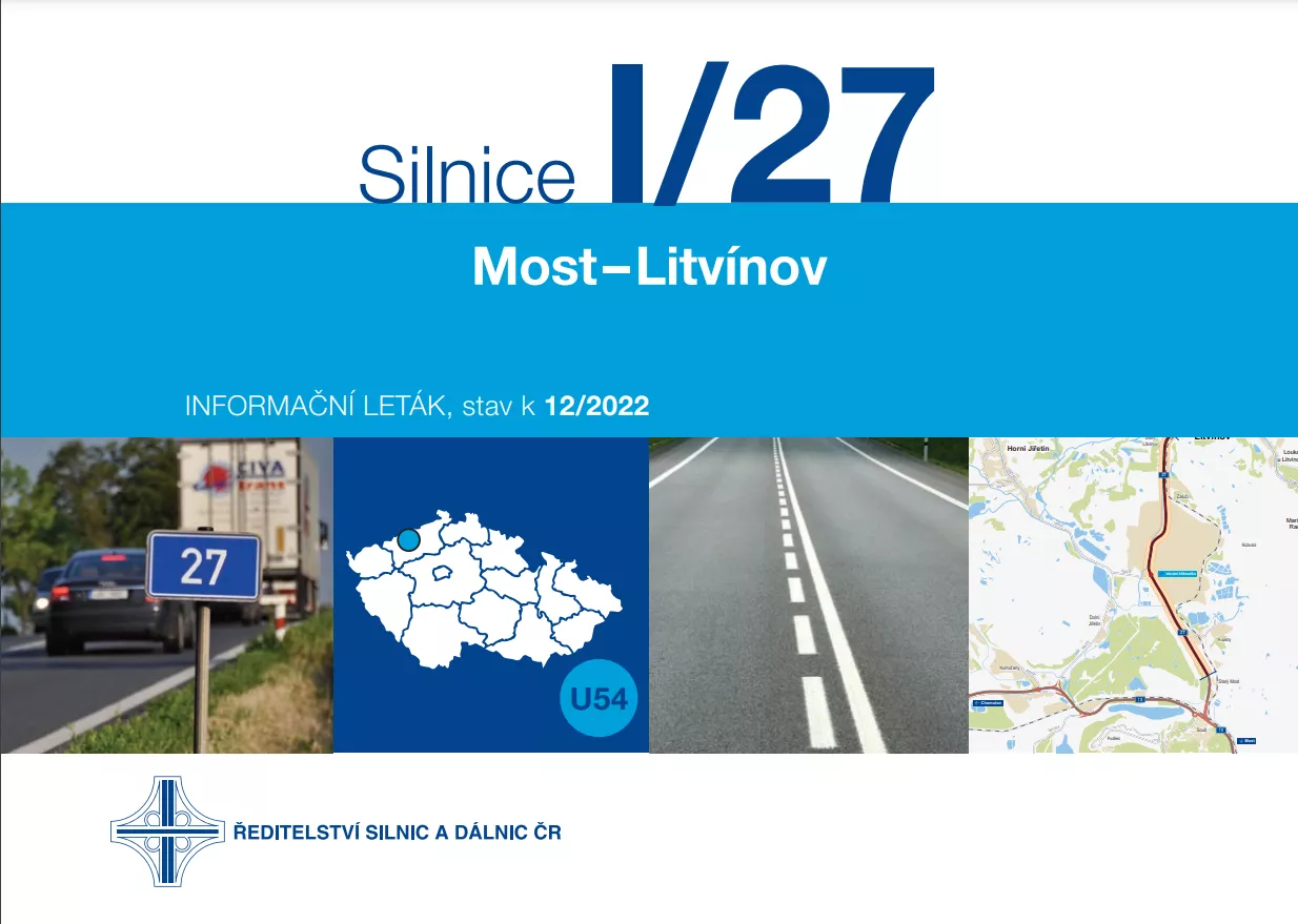 Informační leták - Most - Litvínov (6,9 km)