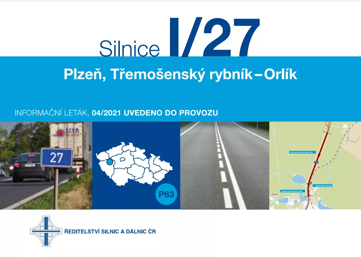 Informační leták - Plzeň, Třemošenský rybník - Orlík (1,6 km)